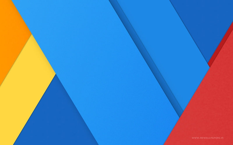 Android, low angle view, clear sky, backgrounds, day, shape, sky, sunny, copy space, outdoors, angle, red, yellow, triangle shape, architecture, full frame