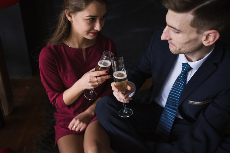fidelity, two, food and drink, couple, closeness, however, sitting, lavstori, young, champagne flute, indoors, young women, men, togetherness, 2K, sweethearts