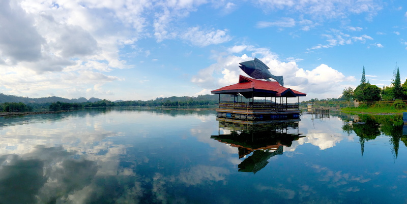 no people, mindanao, Nature, Reflection, 5K, scenery, tranquil, river, religion, Summer, floating, built structure, philippines, tourism, history, travel
