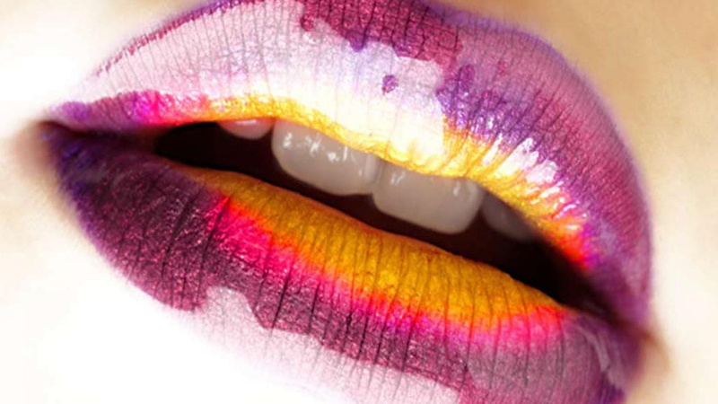 girls, love, lips, sweety, colorful, kiss, lovely, 1080P