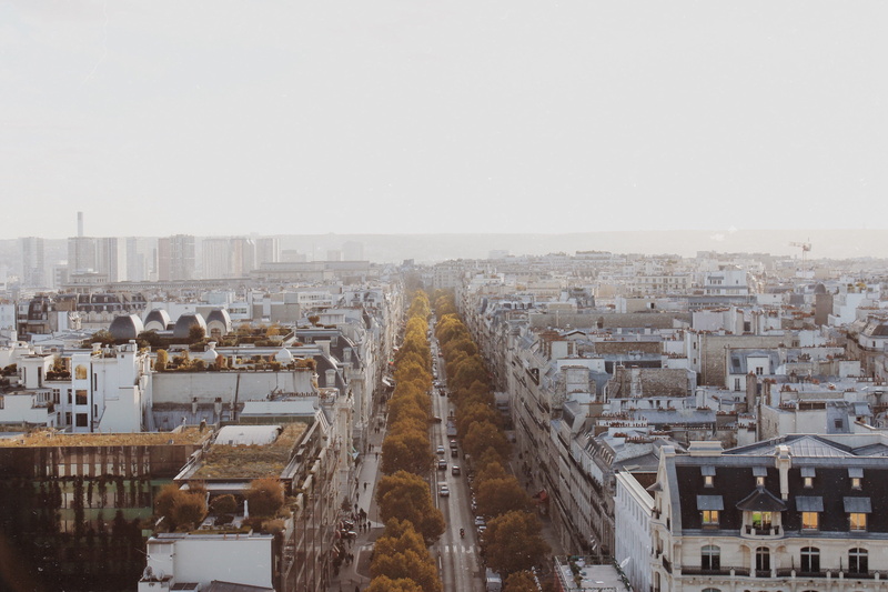 #height, no people, #overexposed, looking down, road, #tree, #paris, s, travel, travel destinations, copy space, sky, high, 4K, eye, settlement, photo