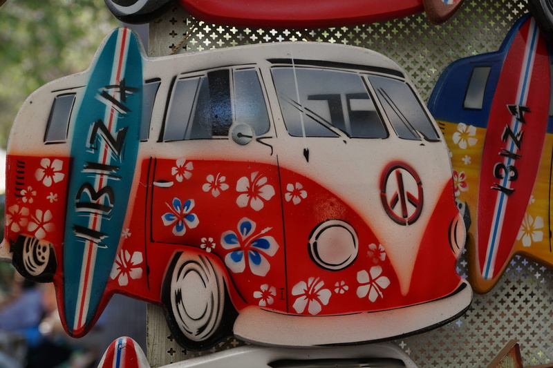 vw, car, fun, city, island, holiday, text, motor vehicle, day, drive, minivan, old, road, machine, sport, mode of transportation, land vehicle, white, decor