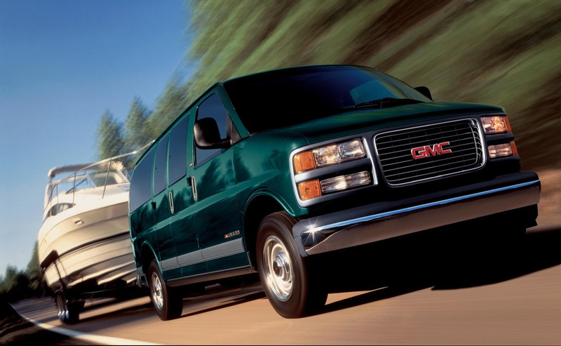 minivan, gmc, savana, car, 1080P, passenger, van