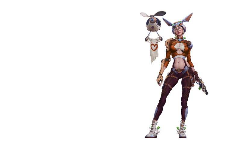 minimalism, S SB, Girl-Bunny, 5K, droid, art, fiction