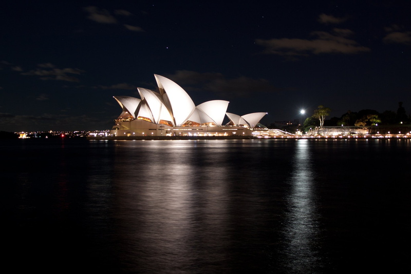 way, sydney, opera, australia, ray, architecture, light, tasmania, panoramic, building, tasmanie, towers, bridges, panorama, 1080P, monuments, night, sea