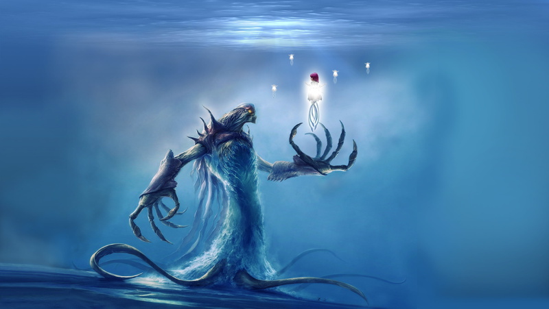 Water Spirit, fantasy art, 4K