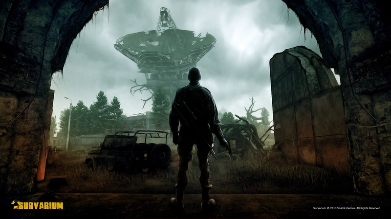 real people, digital composite, standing, video games, tree, walking, silhouette, day, nature, architecture, 1080P, Survarium, plant, rear view, one person