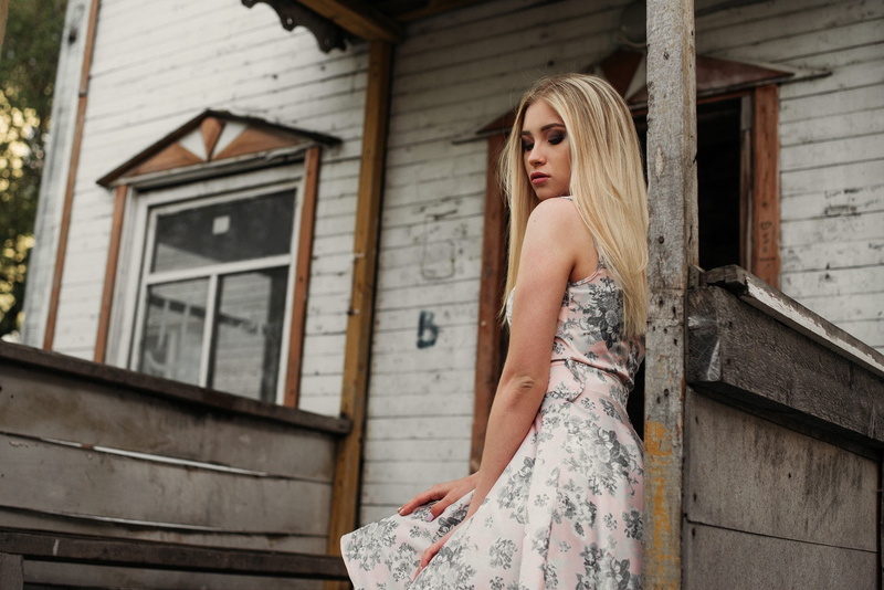 long hair, women, 720P, straight hair, dress, Gene Oryx, model, blonde
