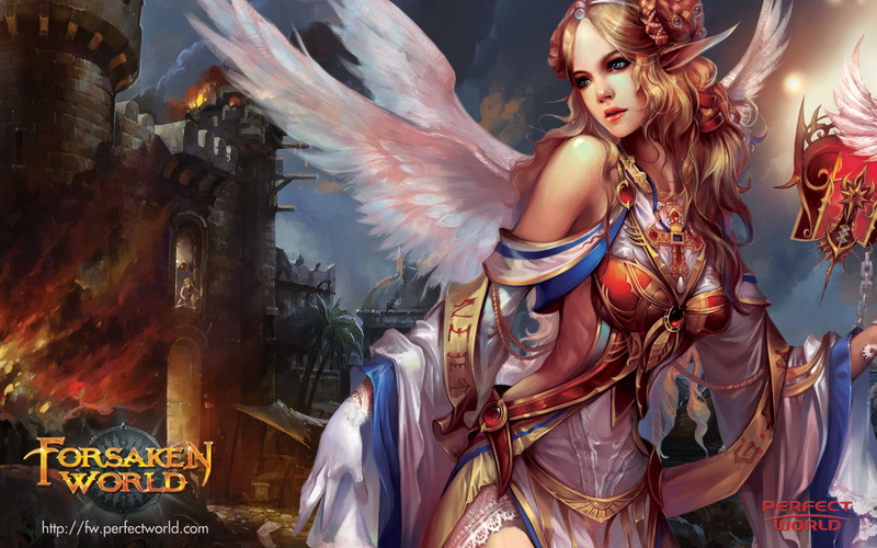 adventure, girl, artwork, Shenmo, fantasy, vampire, Perfect, rpg, detail, warrior, forsaken, angel, 2K, online, Girls, Fighting, mmo, action, age, fairy