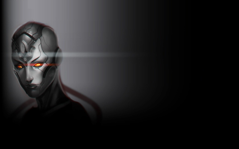adult, studio shot, black background, horror, evil, 1080P, bizarre, spooky, human face, shadow, one person, women, dark, mystery, demon - fictional character