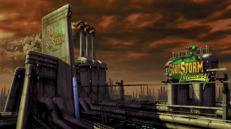 oddworld, sci fi, 1080P, city, game