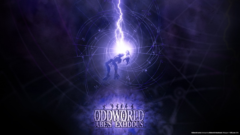 1080P, oddworld, logo, game