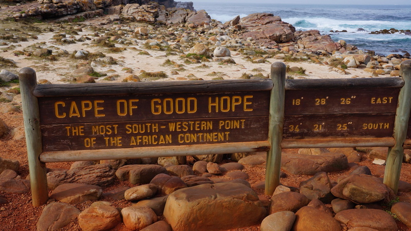 day, cape of good hope, solid, sky, no people, land, mountain, wood, stones, text, western script, table mountain national park, beach, landscape, travel destinations