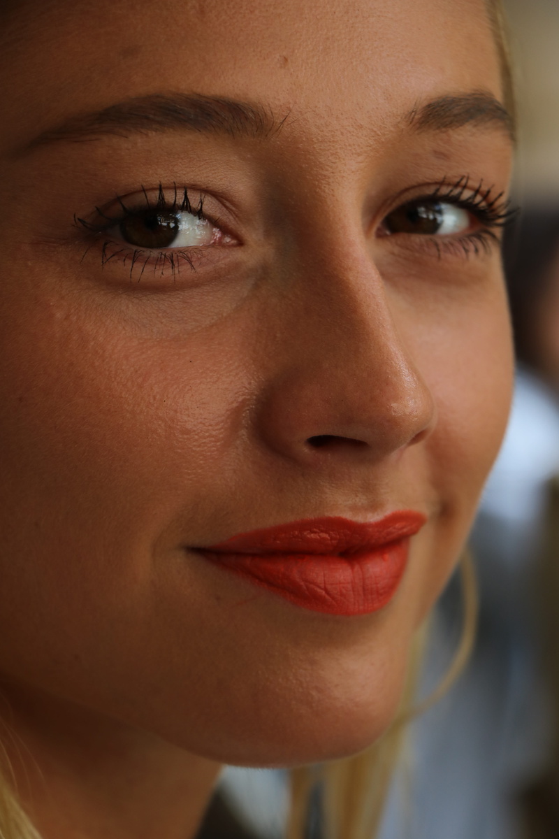looking, one person, young adult, mannequin, headshoot, real people, only women, life, cute, lipstick, human lips, focus on foreground, one woman only