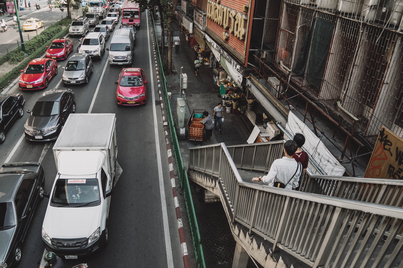 architecture, people, road, street, building exterior, men, traffic, streetlife, bangkok, day, land vehicle, photography, mode of transportation, motor vehicle