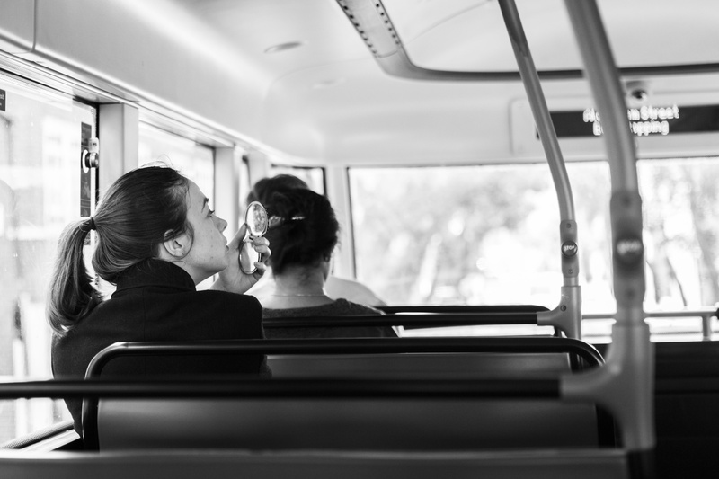 togetherness, adult, people, young women, rides, top deck, female, make up, women, couple - relationship, sitting, headshot, indoors, photo, bus, hairstyle