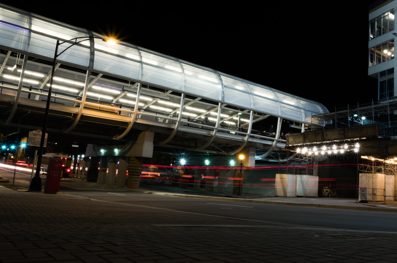 road, motion, street light, traffic, airport, city lights, business, transportation, light trail, 5K, tower, evening, nature, buildings, building exterior