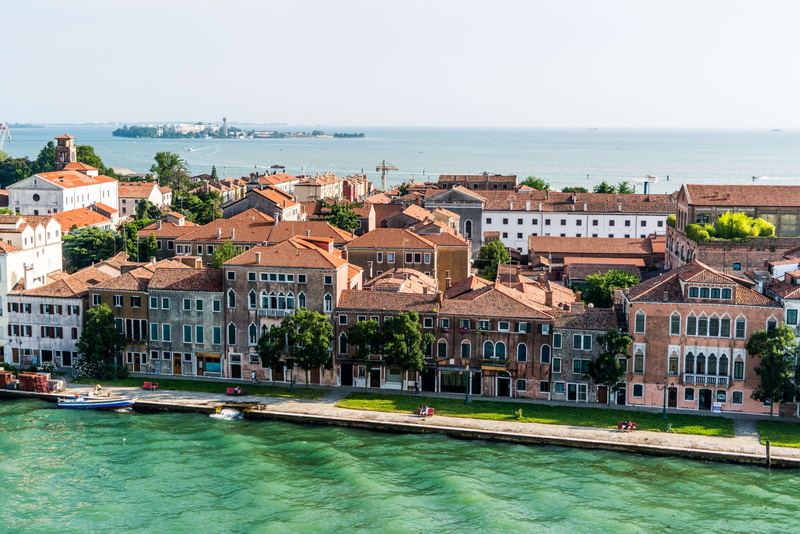day, nature, coast line, historic, outdoors, horizon over water, travel destinations, waterfront, water, houses, sea, sky, traditional, europe, 4K, summer
