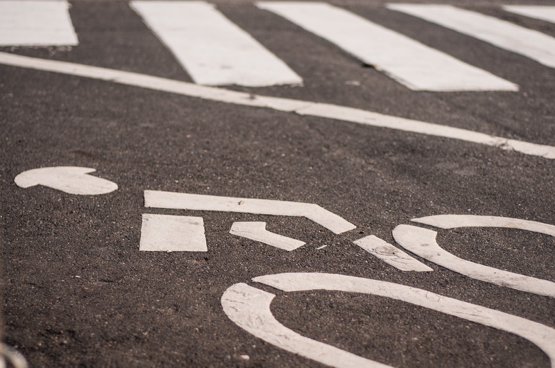 transportation, symbol, 4K, high angle view, no people, guidance, safety, city, street view, street, day, asphalt, marking, scene, dividing line, wikiproject taiwan