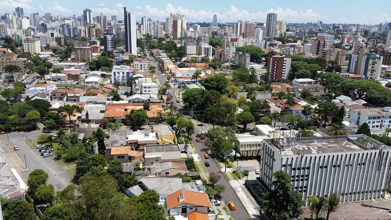 cityscape, built structure, horizon, plant, modern architecture, green, nature, life, tranquility, house, curitiba, day, outdoors, 2K, tree, skyscraper