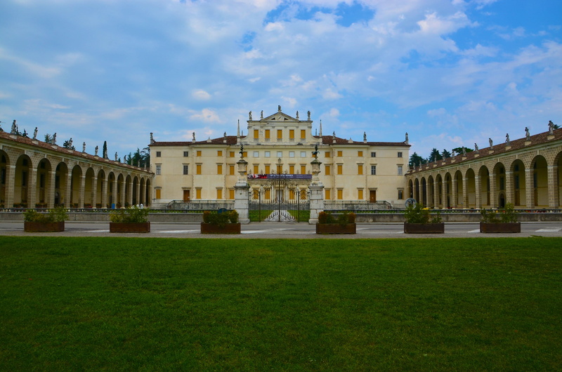 the past, facade, built structure, history, mansion, travel destinations, grass, Friuli, building exterior, sky, plant, government, nature, Italy, no people