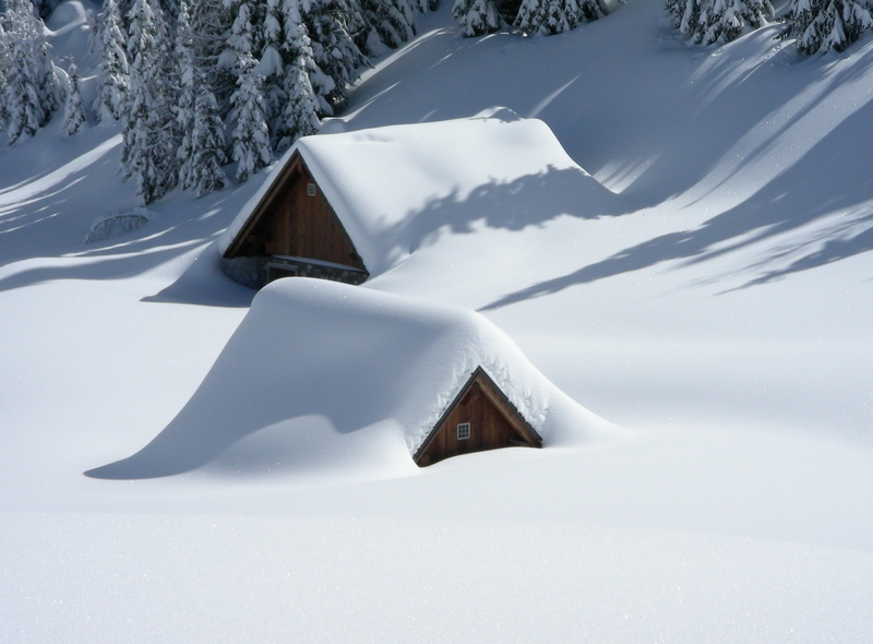 field, architecture, winter, land, house, covering, scenics - nature, white color, outdoors, snowcapped mountain, tranquility, brown, frozen, 2K, beauty in nature