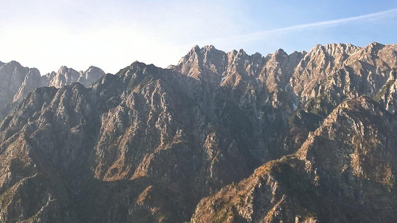 friuli, tranquility, tranquil scene, day, tree, italy, no people, climate, formation, idyllic, travel, mountain range, rock, rock - object, environment