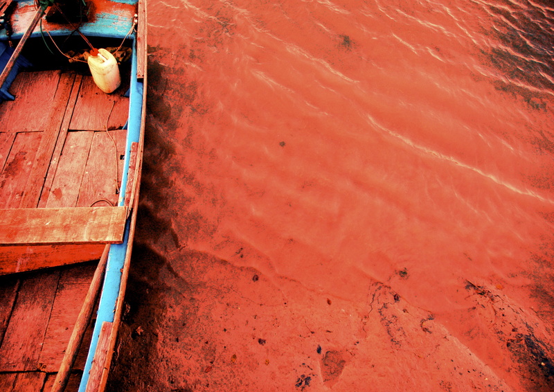 industry, lagoon, outdoors, no people, metal, transportation, boat, italy, high angle view, land, river, red, friuli-venezia giulia, fisher, beach, 2K