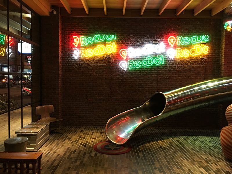 architecture, paper, wall - building feature, flooring, little, Paper Brigade, slide, built structure, wind instrument, musical equipment, illuminated