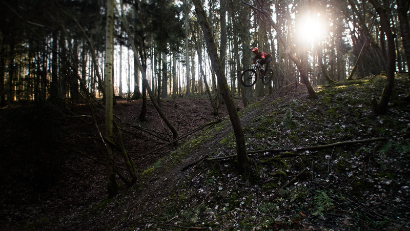 jumping, wood, biker, redbull, photography, time, dark, bike, bmx, bicycle, one person, transportation, lapse, cycling, headwear, riding, tree, outdoors
