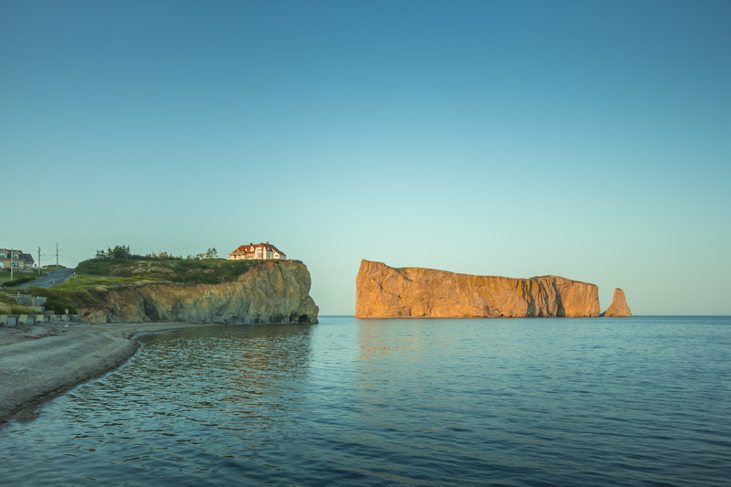 beauty in nature, seashore, east coast, quebec, panoramic, bay, rock, outdoors, tourism, horizontal plane, seascape, copy space, beach, scenics - nature