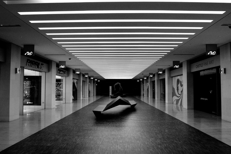 horizontal plane, 5K, creative, design, light, corridor, full length, color, modern, interior, photography, grayscale, pathway, rear view, day, adult