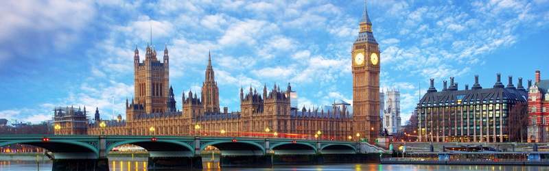 built structure, water, travel, bridge, double-decker bus, bridge - man made structure, clock tower, government, tower, city, cityscape, no people, building exterior