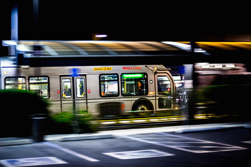 riding, city, time, travel, outdoors, 5K, leaving, transportation, subway train, illuminated, person, road, land vehicle, station, on the move, movement