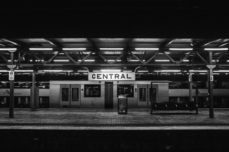 railroad Station Platform, built structure, communication, photography, train, train - vehicle, mode of transportation, indoors, travel, text, architectural column