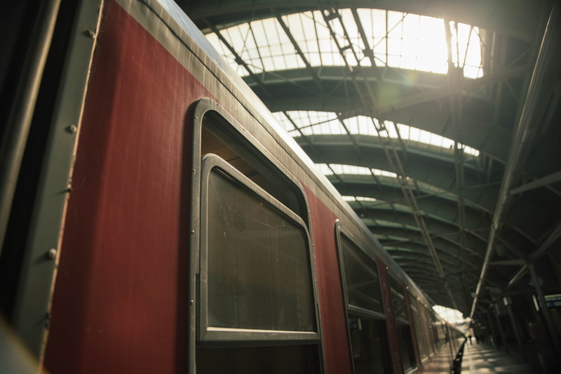 5K, rail transportation, train track, train - vehicle, train station, transparent, public transportation, land vehicle, building, window, flare, transportation