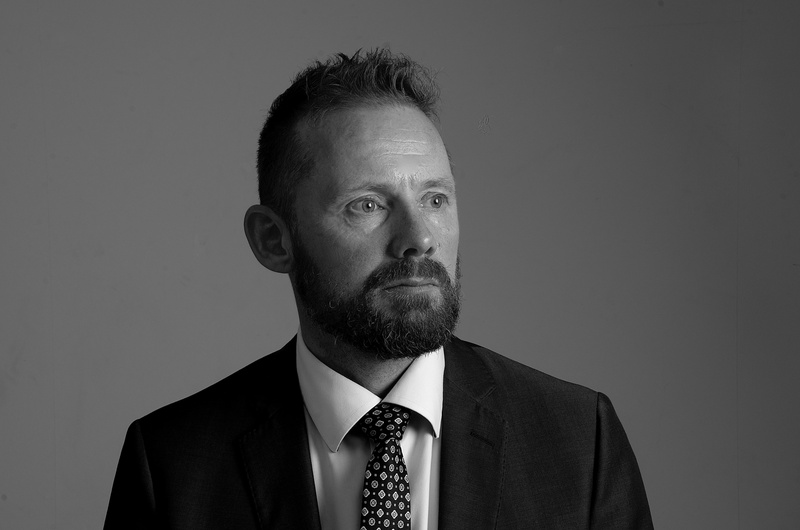 full suit, black and white, mid adult, studio shot, 4K, beard, contemplation, one person, front view, man, businessman, eyebrow, males, adult, men, well-dressed
