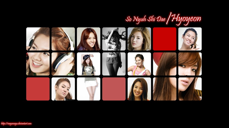 collage, 1080P, girls, celebrity, hyoyeon, generation, kim, snsd