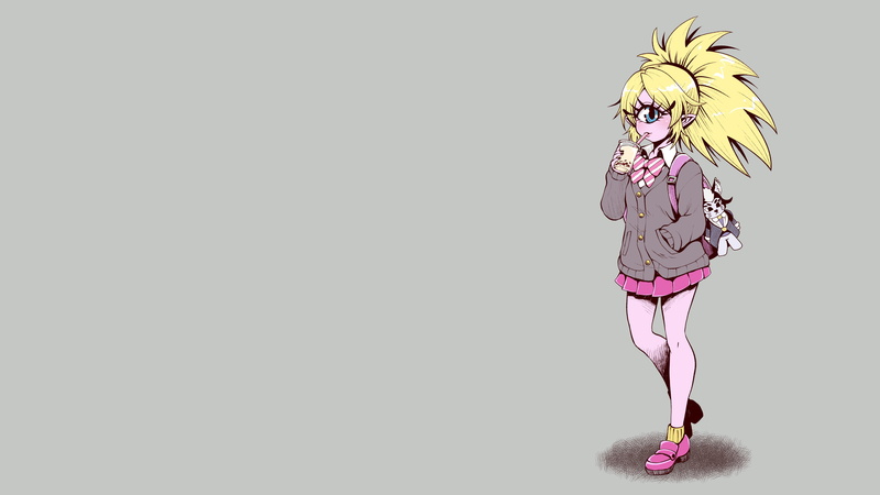Star Twinkle Precure, 2K, school uniform, blonde, Precure