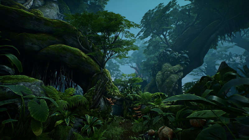 tropic island, 2K, jungle, Gears 5, plants