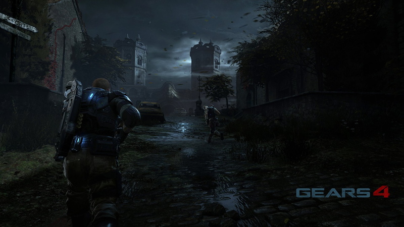 Gears of War, people, building, government, Gears of War 4, warning sign, horror, evil, dark, wet, nature, night, accidents and disasters, communication