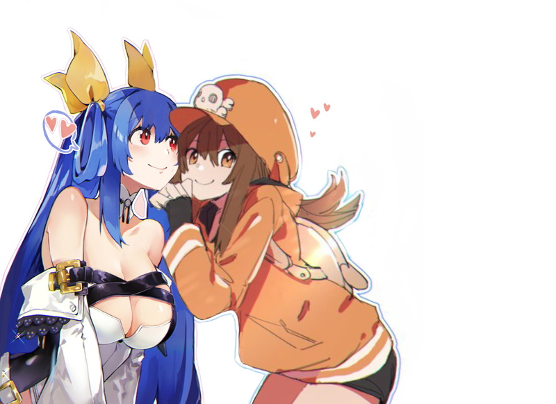 Guilty Gear Xrd, Dizzy (Guilty Gear), May (Guilty Gear), couple, blue hair, Guilty gear strive, 1080P, anime games, anime girls, Fighting Games