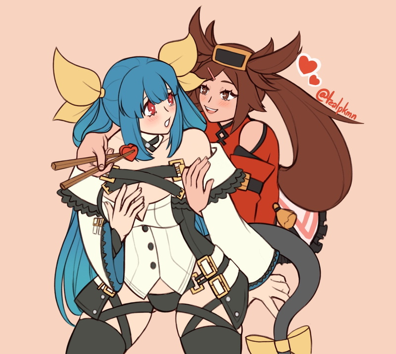 anime girls, couple, Guilty gear strive, 720P, Kuradoberi Jam, Guilty Gear, Dizzy (Guilty Gear), Guilty Gear Xrd