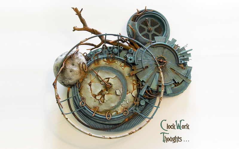 steampunk, watch, orange, clockwork, mechanical, 1080P, movies, time, clock