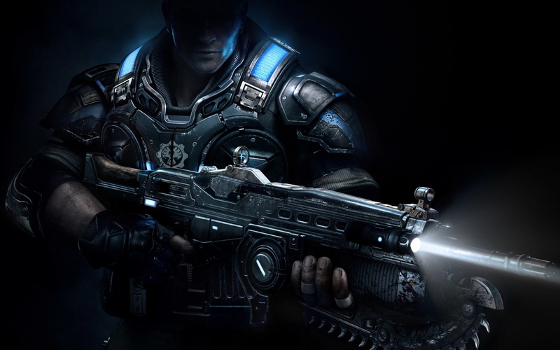 Gears of War 4, war, 2K, gears, poster, gun