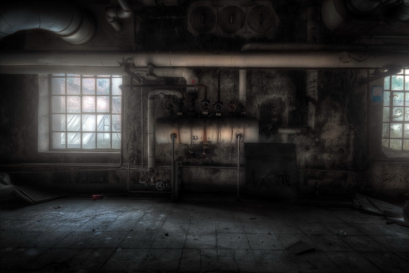 Old, Pipes, room, Dark, 1080P
