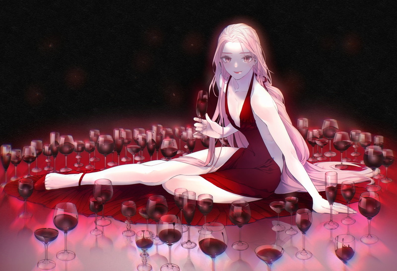 Nazuna Murabuki, 1080P, vampires, original characters, anime, anime girls