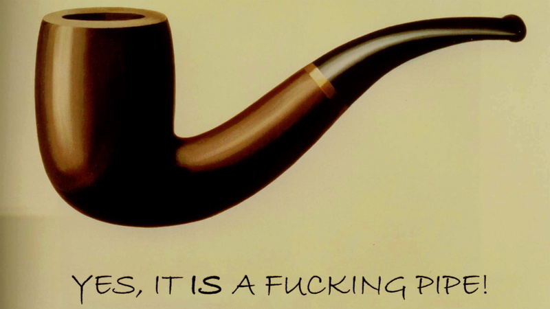 Pipes, Parody, René Magritte, 1080P