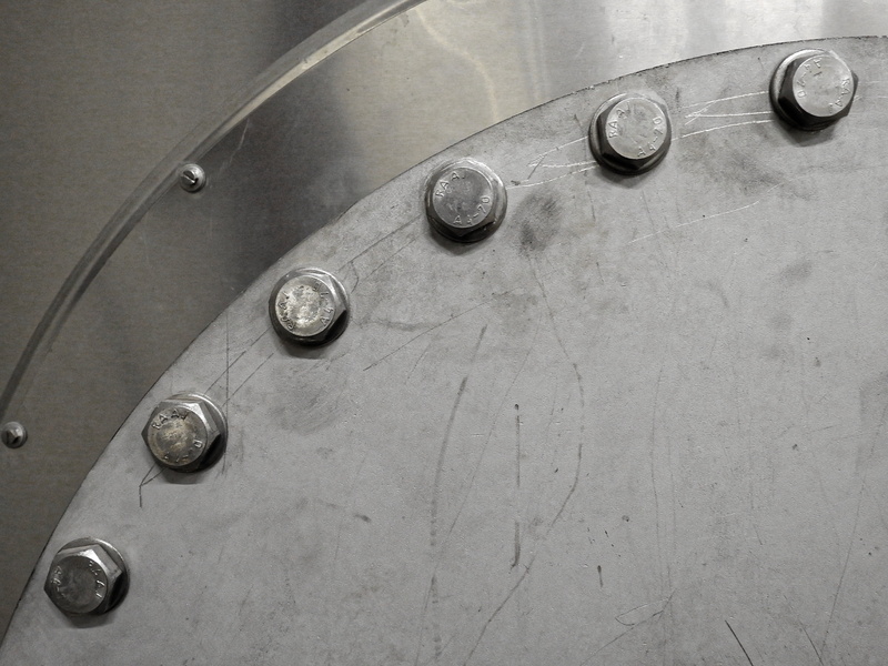 high angle view, table, lid, nut - fastener, steel, gray, 4K, finance, tank, simplicity, technology, close-up, backgrounds, no people, stainless steel