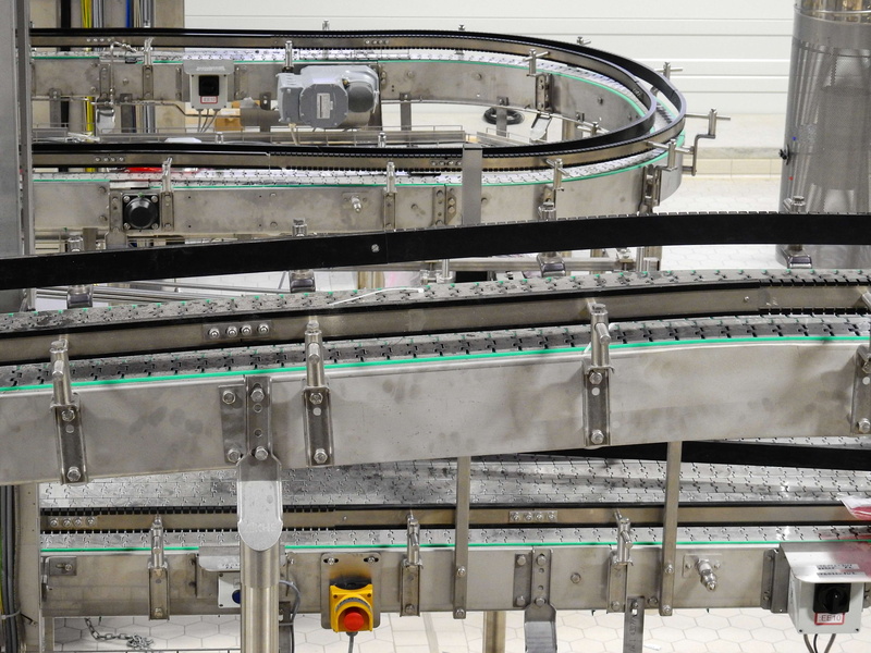 4K, no people, full frame, band, nature, machinery, pipeline, factory, building, metal, conveyor technology, business, high angle view, connection, industry